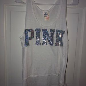 NWT!!! PINK high low tank